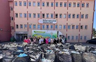 Ordu’da öğrenciler 67 bin pet şişeyi geri dönüşüme...