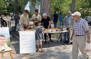 Orman şehidi Görkem Hasdemir için lokma hayrı