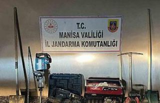 Ormanlık alanda kaçak kazıya suçüstü