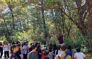 Ortaokul öğrencileri doğanın dilini öğrendi