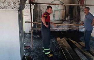 Osmancık’ta camide çıkan yangın söndürüldü