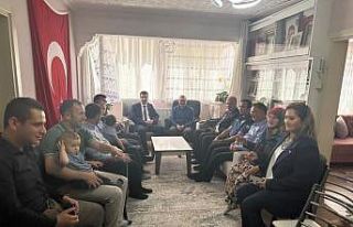 Osmaneli’nde şehit ailelerine anlamlı ziyareti