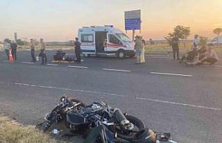 Otomobil ile motosiklet çarpıştı: 2 yaralı