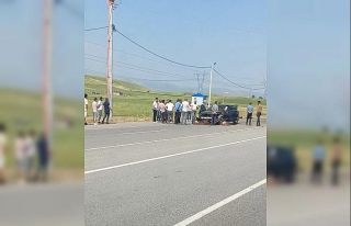 Otomobil sürüye çarptı, onlarca koyun telef oldu