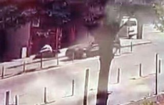 Otomobilin çarptığı motosikletli yaralandı