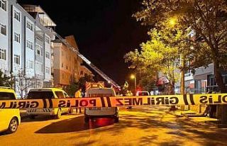 Polatlı’da 5 katlı binada yangın çıktı