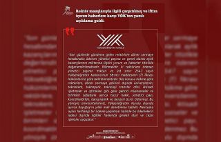 Rektör maaşı ile ilgili yapılan haberlere YÖK...