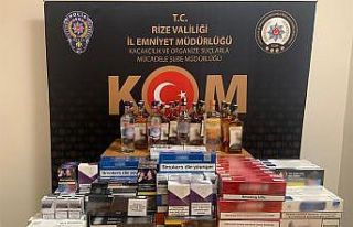 Rize’de kaçakçılık operasyonu