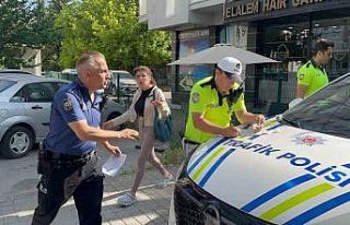 Sabah saatlerinde alkollü kadın sürücünün kullandığı...