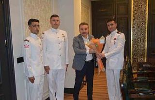 Sahil Güvenlik Komutanlığı’ndan Kaymakam Odabaş’a...