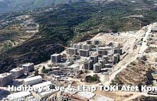 Samandağ Hıdırbey’de TOKİ afet konutları yükseliyor