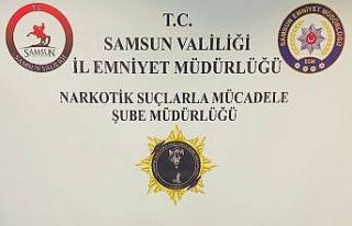 Samsun’da 1 kilo 250 gram metamfetamin ele geçirildi:...
