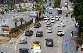 Samsun’da günde 20 binden fazla trafik kuralı...