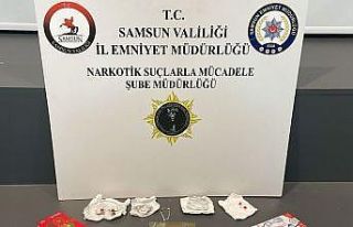 Samsun’da meyve suyu kutularında uyuşturucu hap...