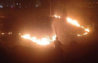 Şanlıurfa’da gece yarısı yangın paniği