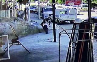 Şanlıurfa’da motosiklet kazasında facianın eşiğinden...