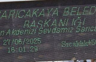 Sarıcakaya’da termometreler 50 dereceyi gösterdi