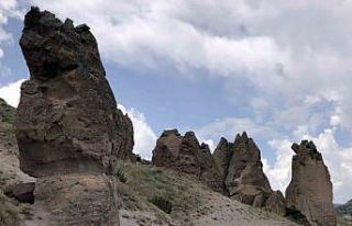 Sarıkamış’ın ’peri bacaları’ görenleri...