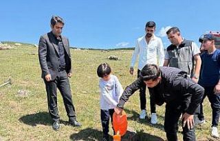 Sarıkamış’ta fidanlar toprakla buluştu