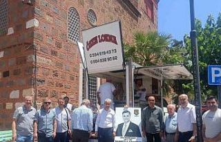 Şehit ve gazi ailelerinden Başkan Zeyrek için lokma...