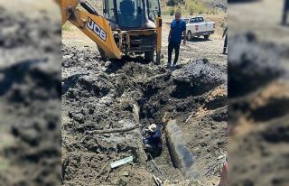 Siirt’te su hattında meydana gelen arızalar onarılıyor