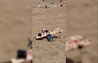 Şile denizinde kamikaze dronuna benzer cisim bulundu