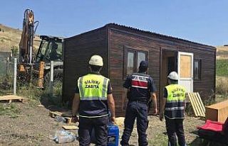 Silivri’de tarım arazilerindeki kaçak yapılarla...