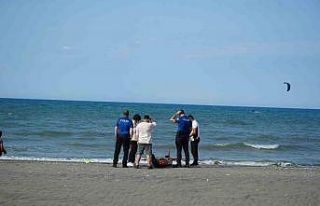 Şimşek İHA Samsun’da sahile vurdu