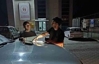 Sinop’ta yaralı halde bulunan leylek tedavi altına...