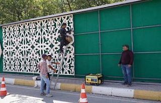 Şırnak’ta tahrip edilen dikey bahçe yeniden hayat...