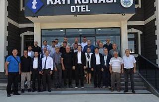 Söğüt muhtarlarından Kaymakam Tuncer’e veda...