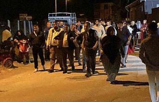 Sokak düğününde göğsüne yorgun mermi isabet...