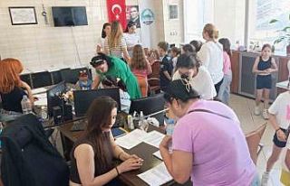 Söke Belediyesi Yaz Okulu kayıtlarına ilk günden...
