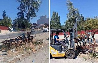 Söke Belediyesi’nden hurda araçlara müdahale