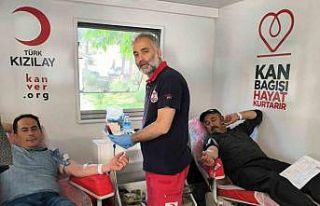 Şuhut’ta kan bağışına yoğun ilgi