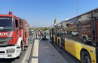 Sultangazi’de korku dolu anlar: İETT otobüsü...