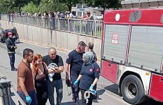 Takla atan araçtan burnu bile kanamadan çıktı