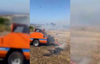 Tarım arazisinde başlayıp ormana sıçrayan yangının...