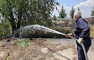 Tatvan’da çıkan yangında 50 dönümlük alan...