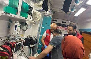 Tatvan’da doğan bebek Ankara’ya sevk edildi