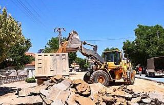 Tavas - Bağlar yolu alt yapı çalışması nedeniyle...