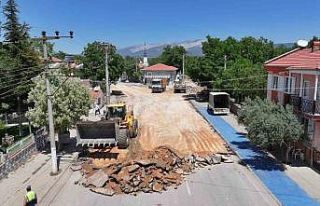 Tavas’ta kapsamlı yol düzenlemesine başlandı