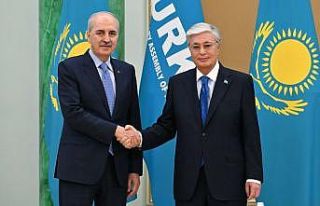 TBMM Başkanı Kurtulmuş, Kazakistan Cumhurbaşkanı...