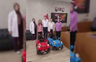 Tedavi gören çocuklar için akülü araç tahsis...
