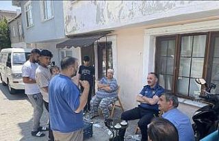 Tekirdağ Emniyet Müdüründen mahalle ziyaretleri