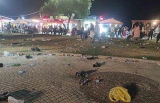 Tekirdağ sahili konser sonrası çöplüğe döndü