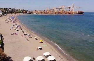 Tekirdağ’da bayramda plajlar doldu taştı