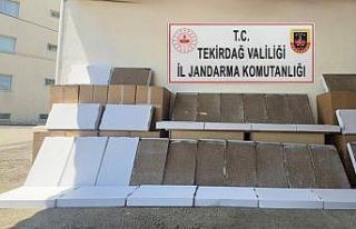 Tekirdağ’da jandarmadan silah ve kaçak makaron...