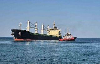 Tekirdağ’da karaya oturan yük gemisini kurtarma...