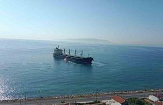Tekirdağ’da yük gemisi karaya oturdu